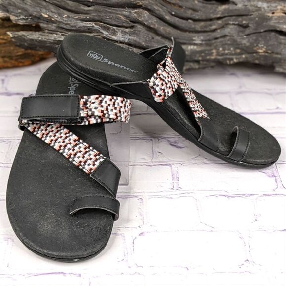 Spenco Orthotic Toe Loop Sandals - Island Slide - Picture 2 of 10